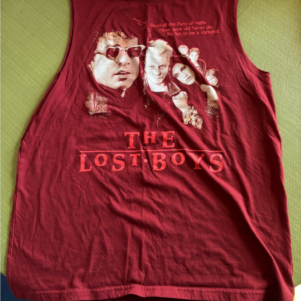 The Lost Boys Red Graphic Tank Top